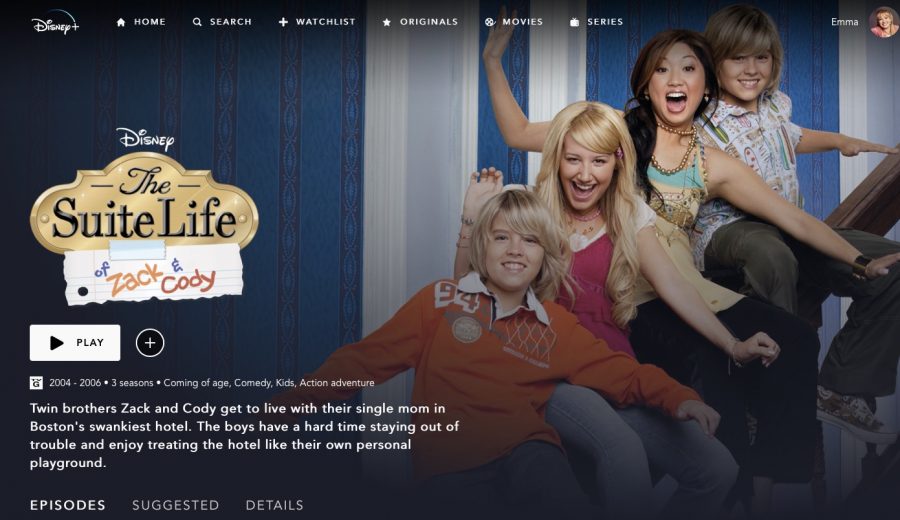 Disney+ offers great shows, such as The Suite Life of Zack and Cody starring Dylan and Cole Sprouse. 