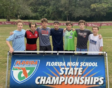 The runners at the cross-country State Championships, ready to run their personal bests.