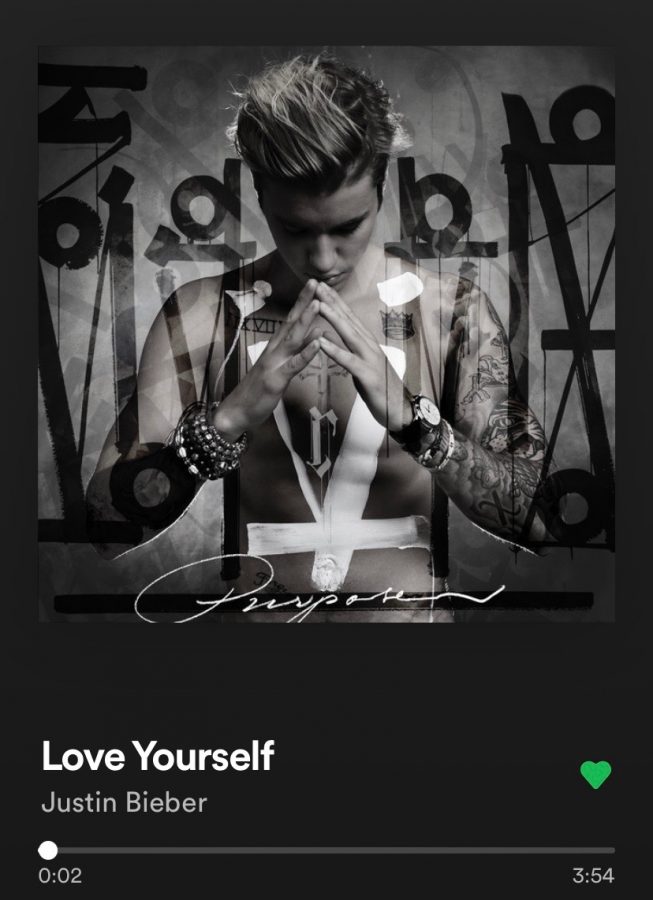 Justin Biebers Love Yourself from the album Purpose