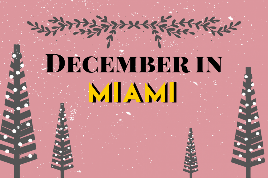 It such a tropical city like Miami, it may be challenging to find holiday spirit. 