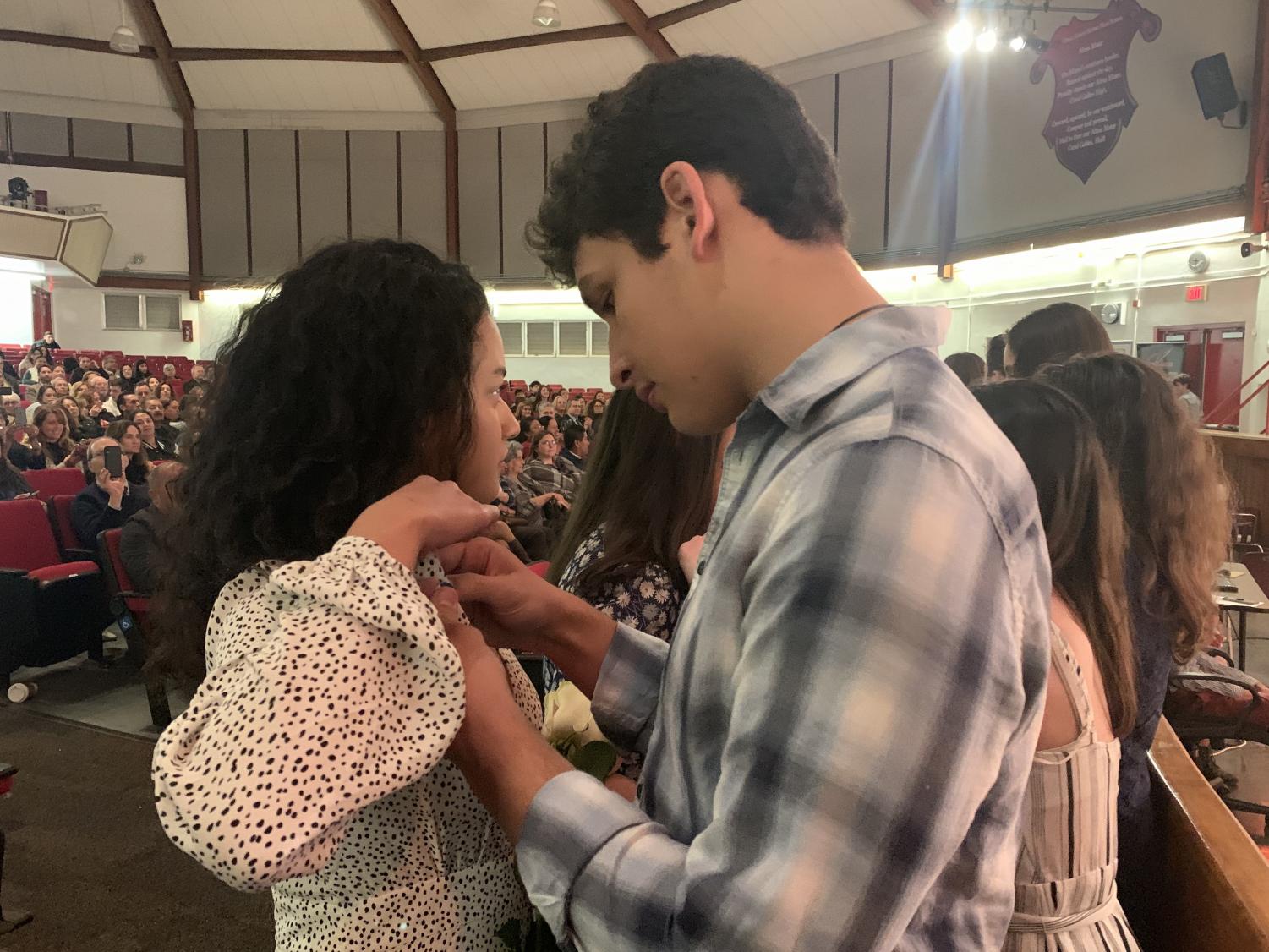 Class of 2021 is Inducted Into IB Program at Pinning Ceremony