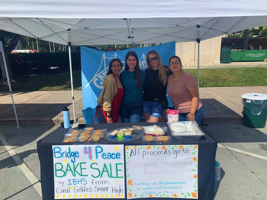 IBHS board members were pleased with the successful results of the bake sale.