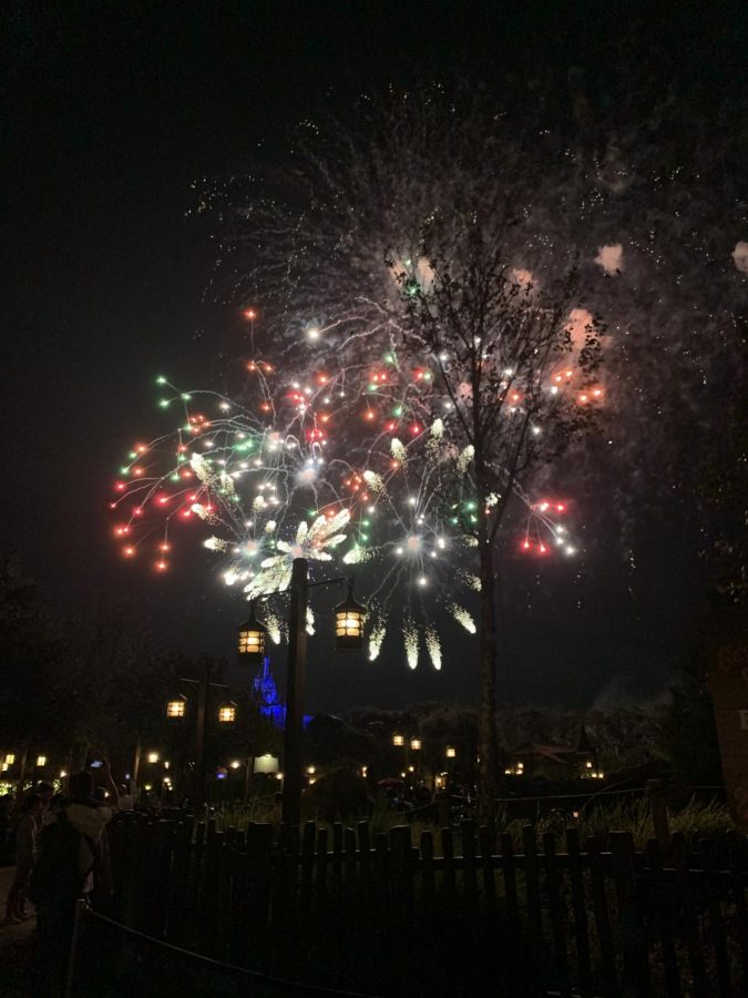 Once Upon a Time Firework show at Magic Kingdom. 