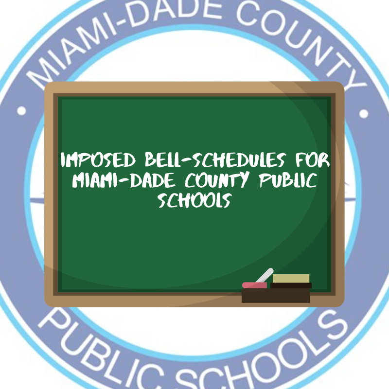 Miami-Dade County Public Schools has proposed two ideas of new bell schedules that hope to favor their students' well-being. 