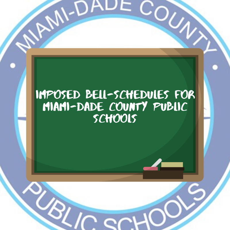 Miami-Dade County Public Schools has proposed two ideas of new bell schedules that hope to favor their students well-being. 