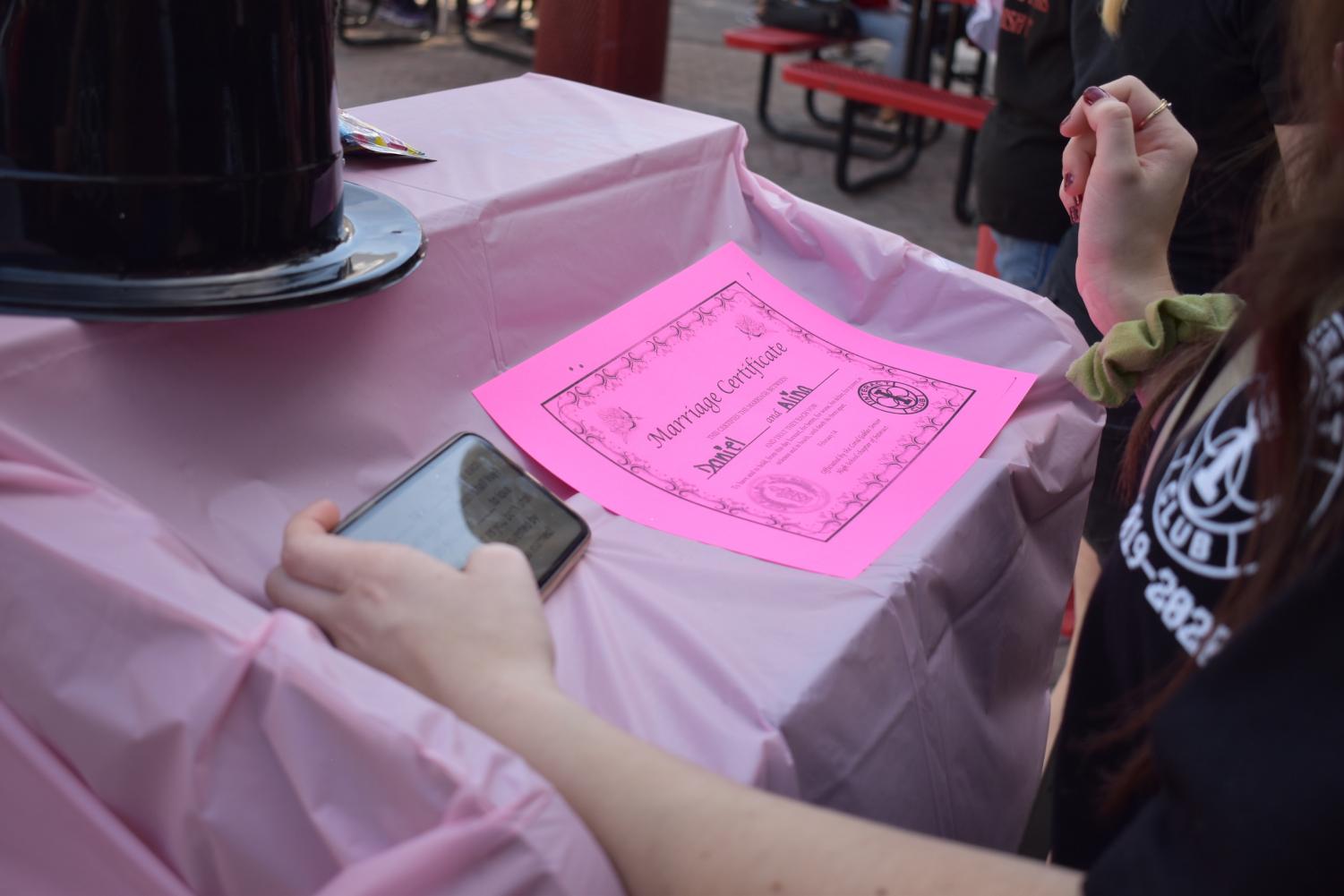 Valentine's Day Marriage Booth