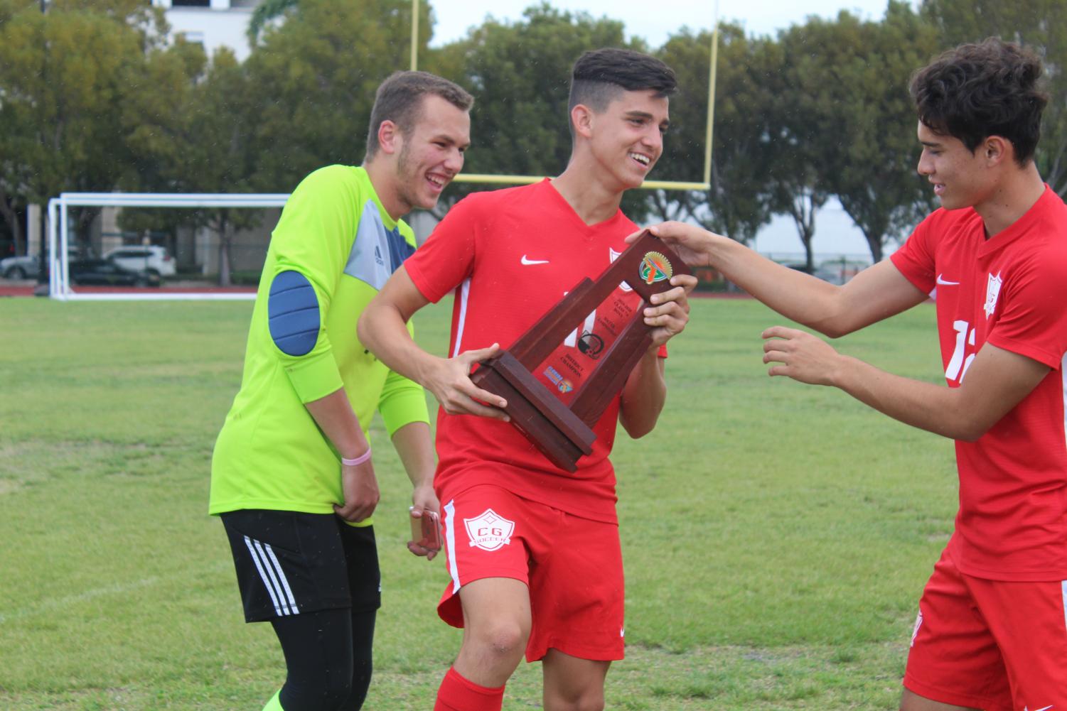 Boys Soccer Championship Photoshoot Pictures