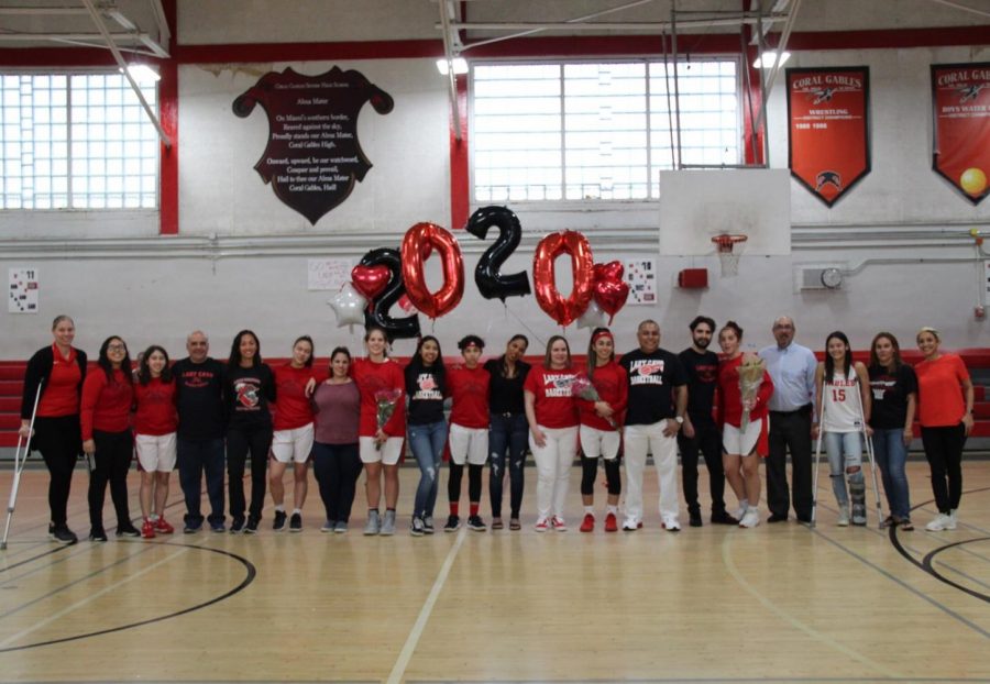 On Jan. 31, all eight of the seniors on the Lady Cavalier basketball team gathered on the court with their loved ones to celebrate their final game in the Cavalier gym. 
