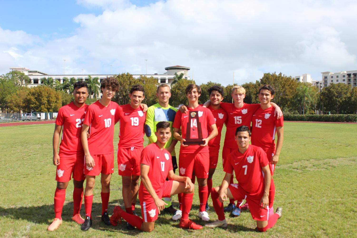 Boys Soccer Championship Photoshoot Pictures