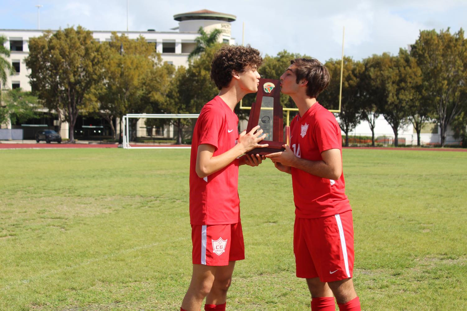 Boys Soccer Championship Photoshoot Pictures