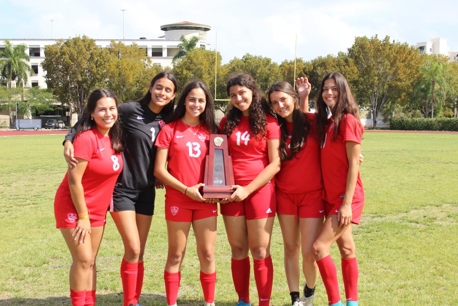 Girls Soccer Championship Photoshoot Pictures