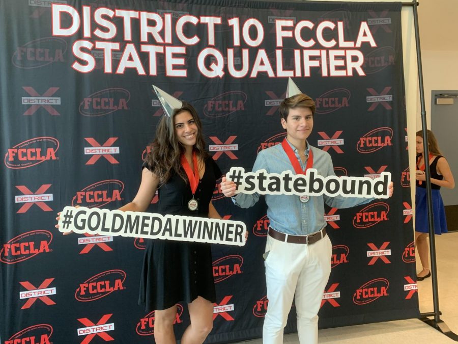 During January, various Cavaliers participated in culinary competitions, displaying their talents and earning recognition along the way. Pictured above are Isabel Garcia and Camilo Ortiz: the Gold Medalist District Winners for Baking and Pastry.