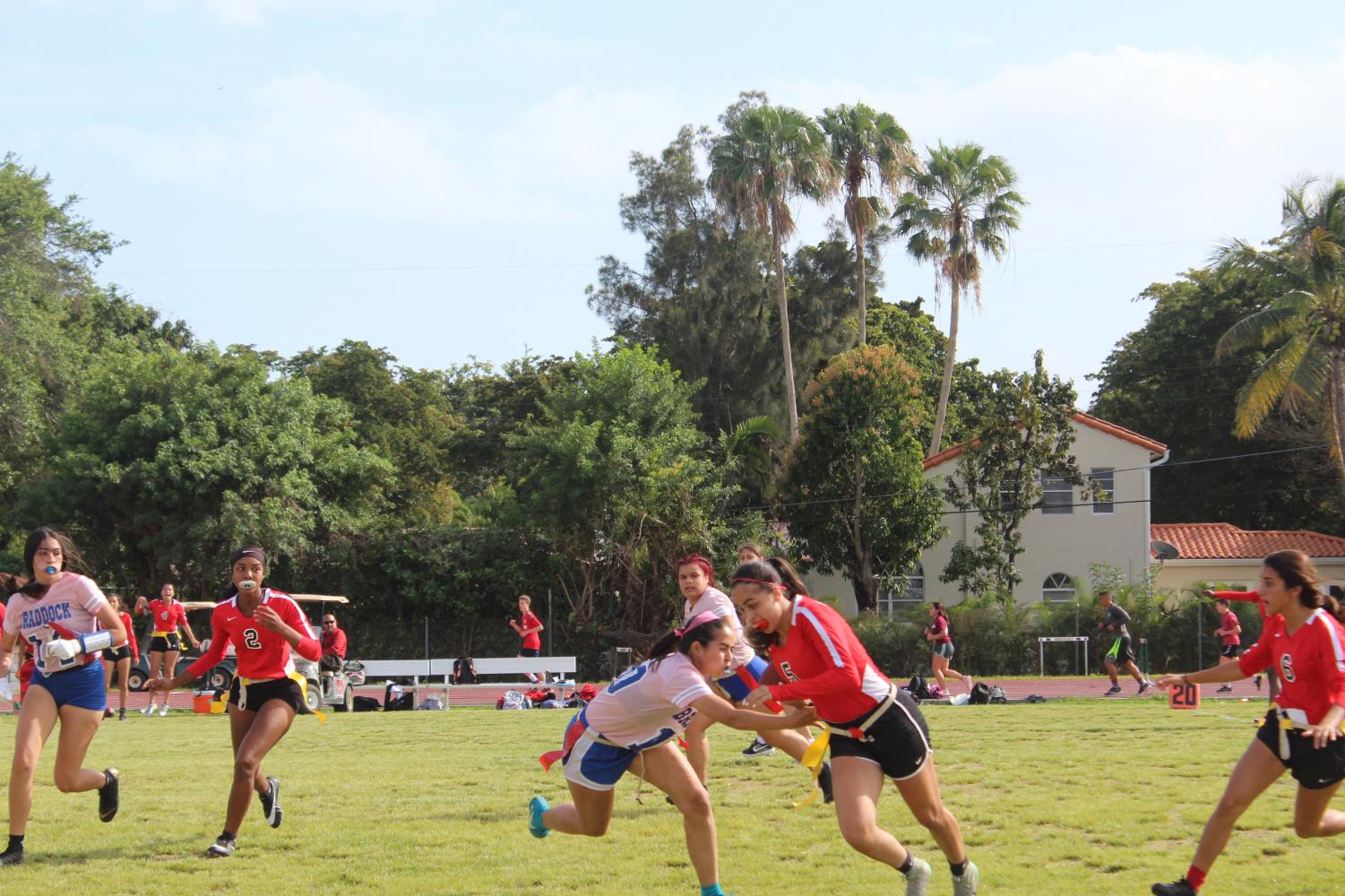 Lady Cavaliers flag football team outshine Braddock Bulldogs in season opener 21-0