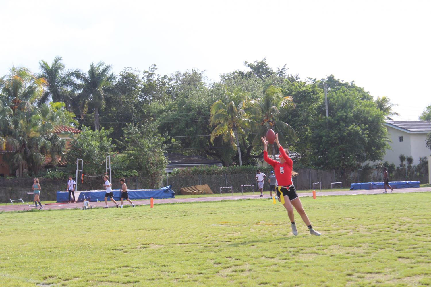 Lady Cavaliers flag football team outshine Braddock Bulldogs in season opener 21-0