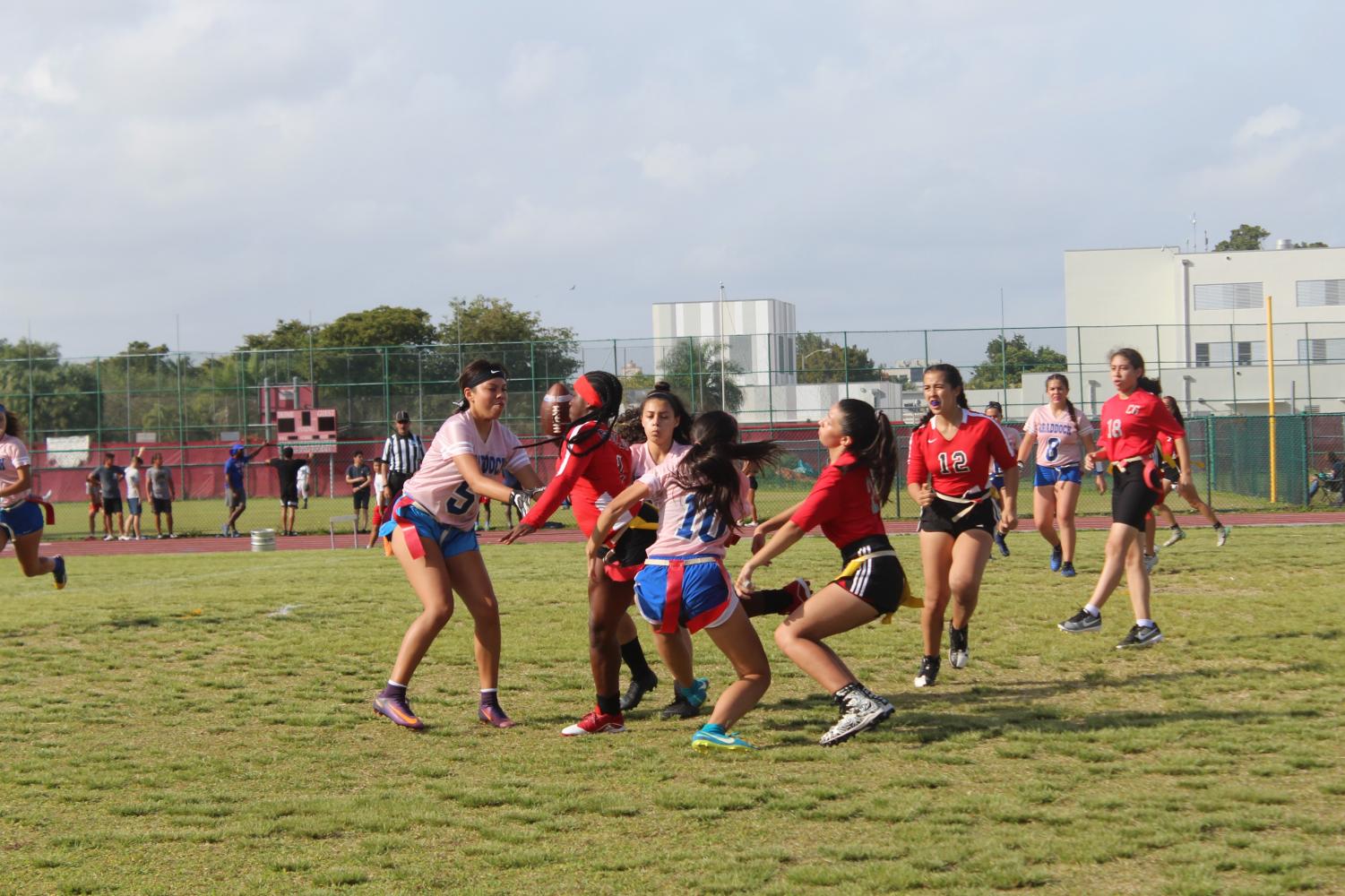 Lady Cavaliers flag football team outshine Braddock Bulldogs in season opener 21-0