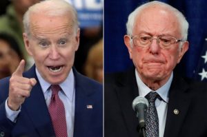 Joe Biden and Bernie Sanders compete for Democratic nomination