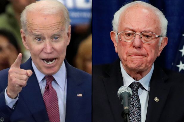 Joe+Biden+and+Bernie+Sanders+compete+for+Democratic+nomination