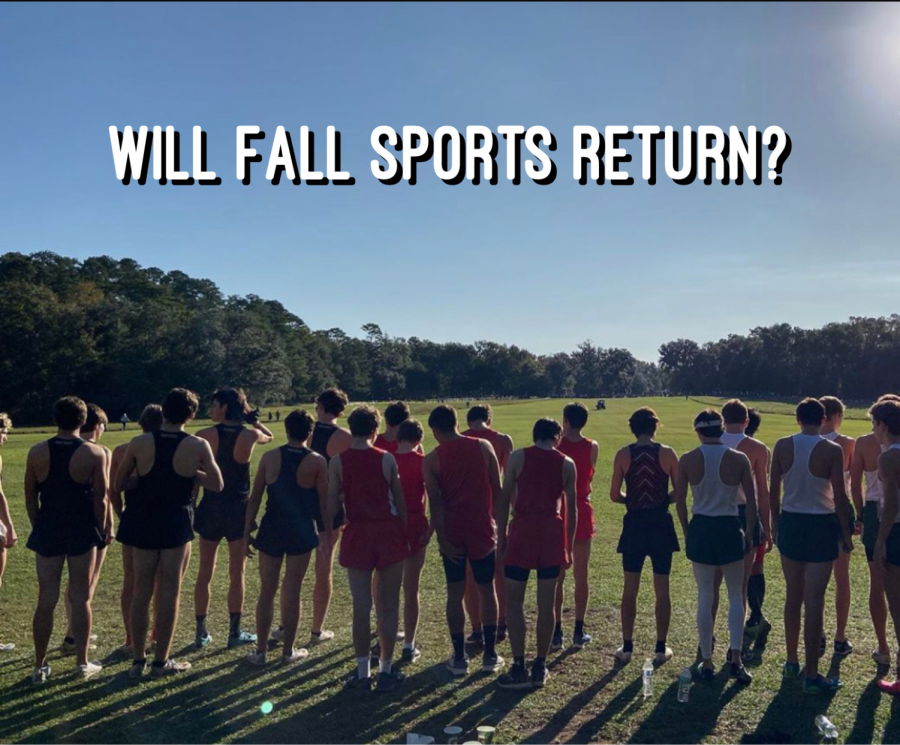 A group of high school athletes stand in a line, preparing to practice to improve their skills for the season. 