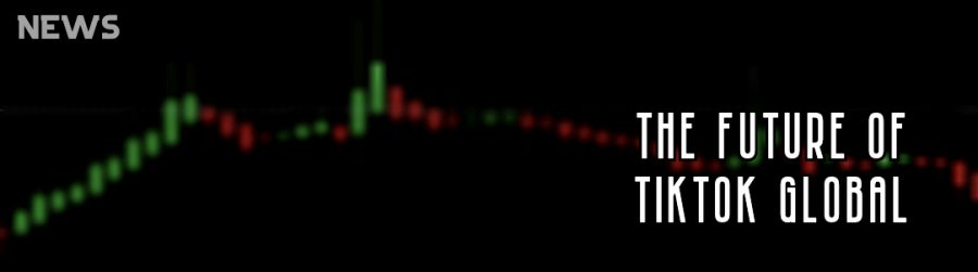 "The Future of TikTok Global" depicted above a set of candles meant to represent the future IPO of TikTok.