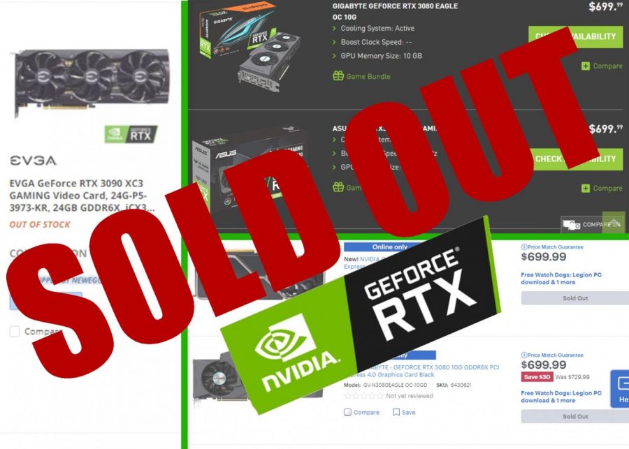 Bots may be responsible for the quick unavailability of the Nvidia RTX 3080  after its launch.