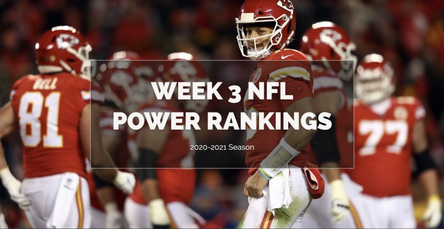 Week 3 NFL Power Rankings