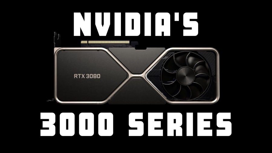 NVIDIA’s new RTX 3080 graphics card, part of the new 3000 series launched September 17th.