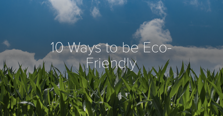 10 Ways To Be Eco-Friendly