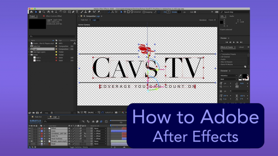 CavsTV Tutorials: Adobe After Effects