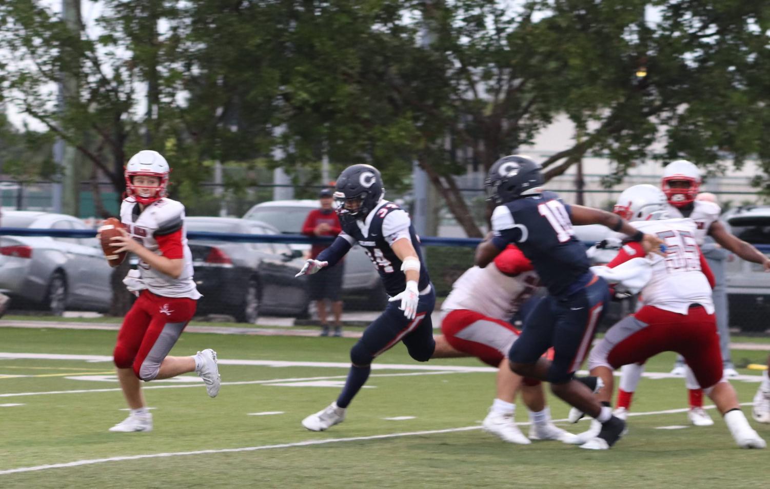 Cavalier Football Team Faces Major Lost Against Columbus Explorers
