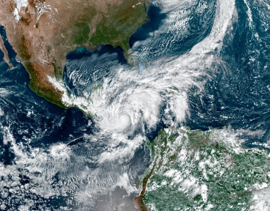 Nasa released their overview of the estimated centimeters of rain that would be fall on Central America moments before the hurricane reached land.