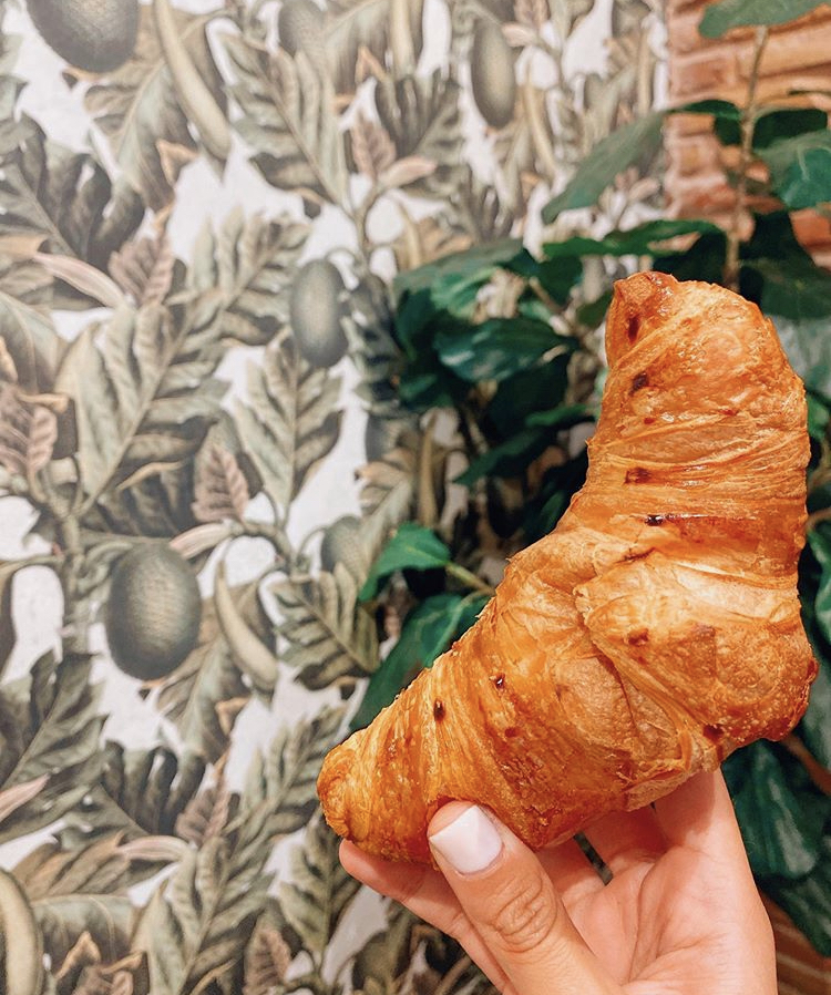 Cafe Bastille's fluffy homemade croissants delight customers. Courtesy of Cafe Bastille
