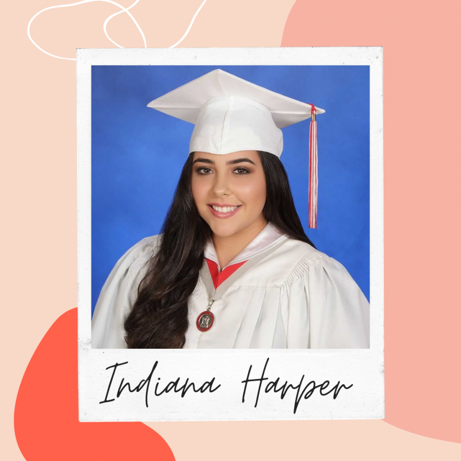 Senior Indiana Harper was awarded with the Catch a Cavalier Inquirer award for being an outstanding role model and always willing to learn more through the use of questions. This is a very honorable award as it highlights Harpers dedication to not only school but also her work outside of the classroom.
