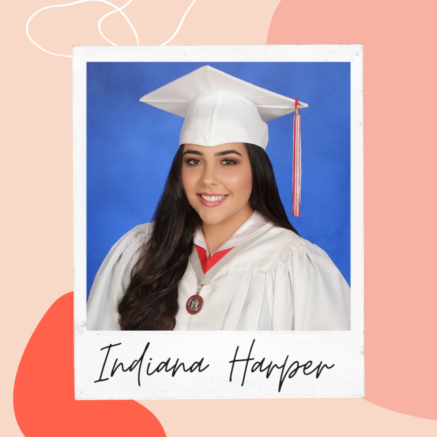Senior Indiana Harper was awarded with the Catch a Cavalier Inquirer award for being an outstanding role model and always willing to learn more through the use of questions. This is a very honorable award as it highlights Harper's dedication to not only school but also her work outside of the classroom.