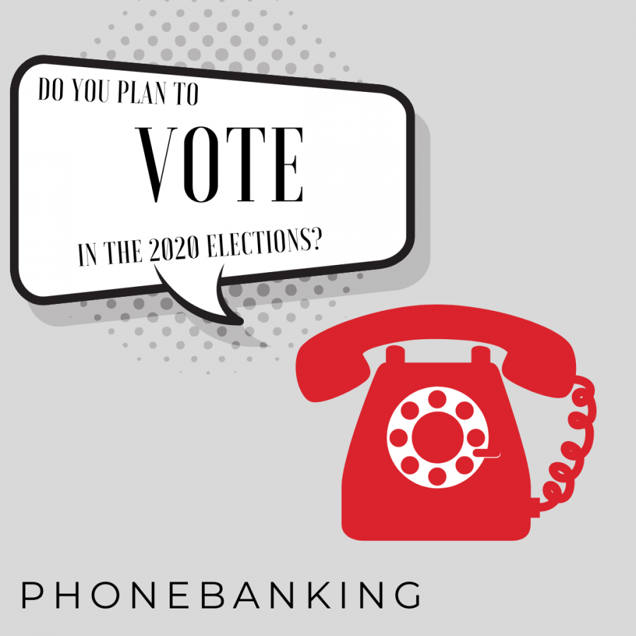 Volunteers+calling+to+ask+if+you+are+planning+on+voting+are+phone+banking+to+gauge+voter+turnout.