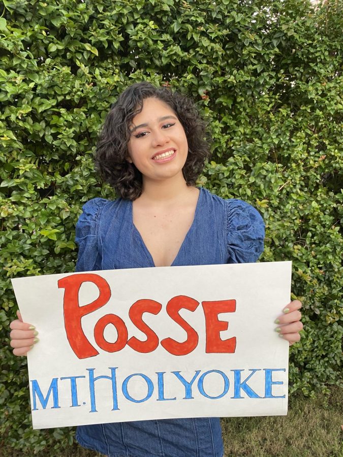 Arianna Peña was awarded the Posse Scholarship for her first choice school, Mount Holyoke.