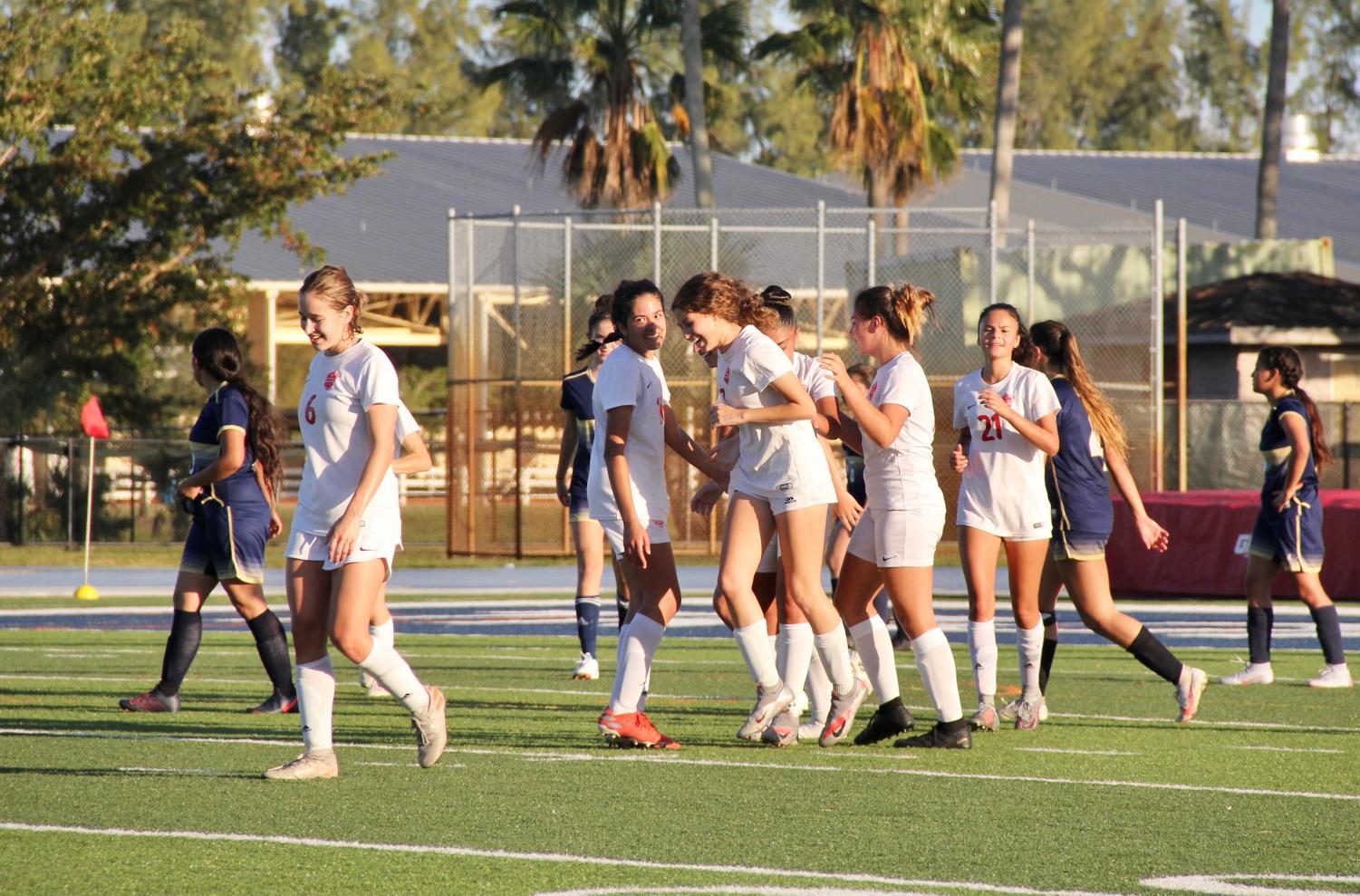 Girl's Soccer District Championship: Gables Cavaliers VS Miami High Stingarees