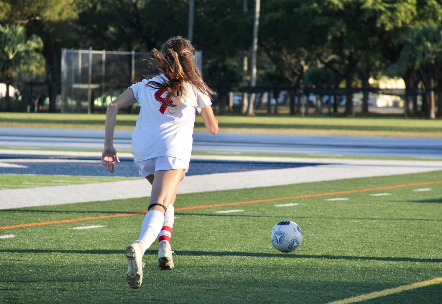 Girl's Soccer District Championship: Gables Cavaliers VS Miami High Stingarees
