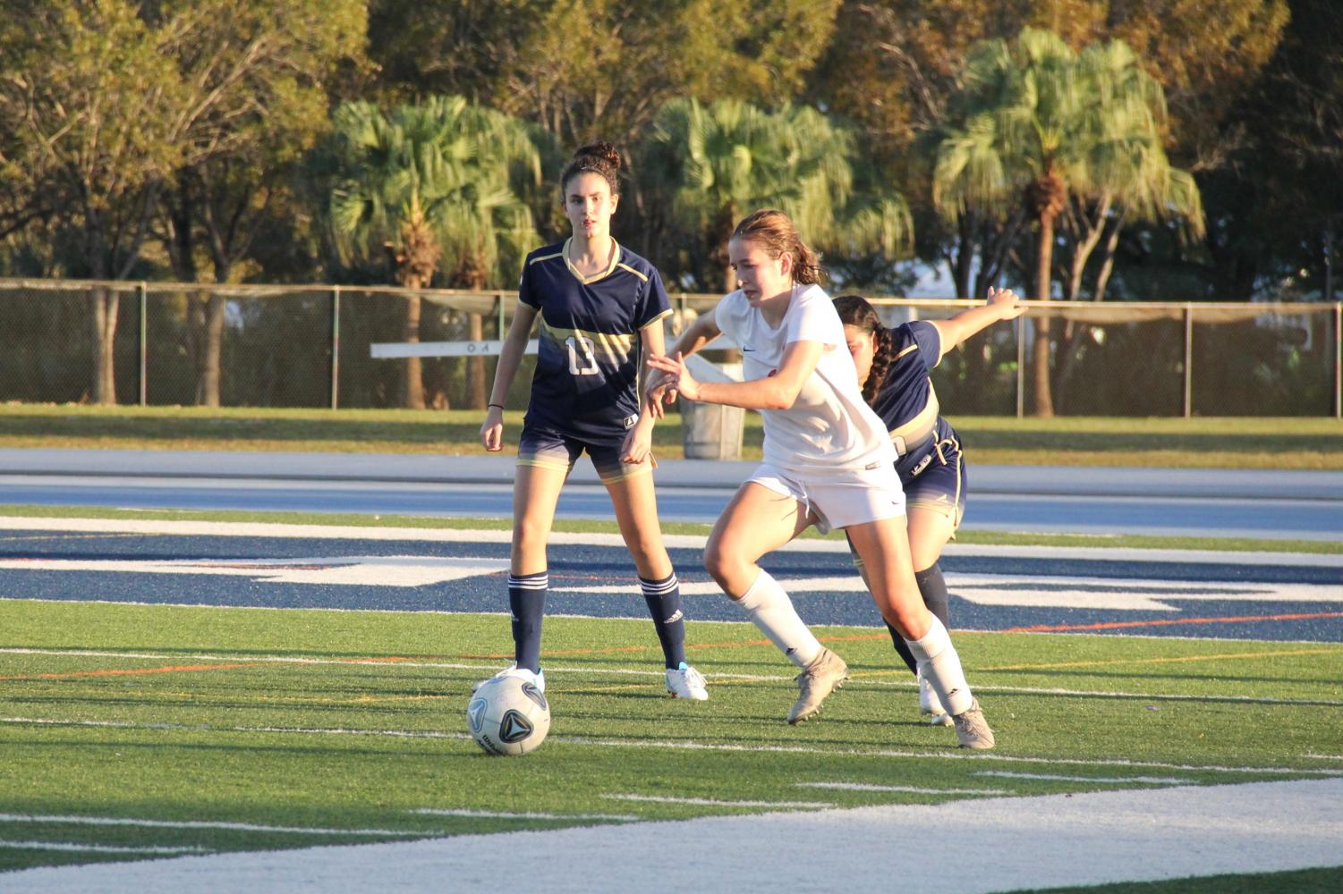 Girl's Soccer District Championship: Gables Cavaliers VS Miami High Stingarees