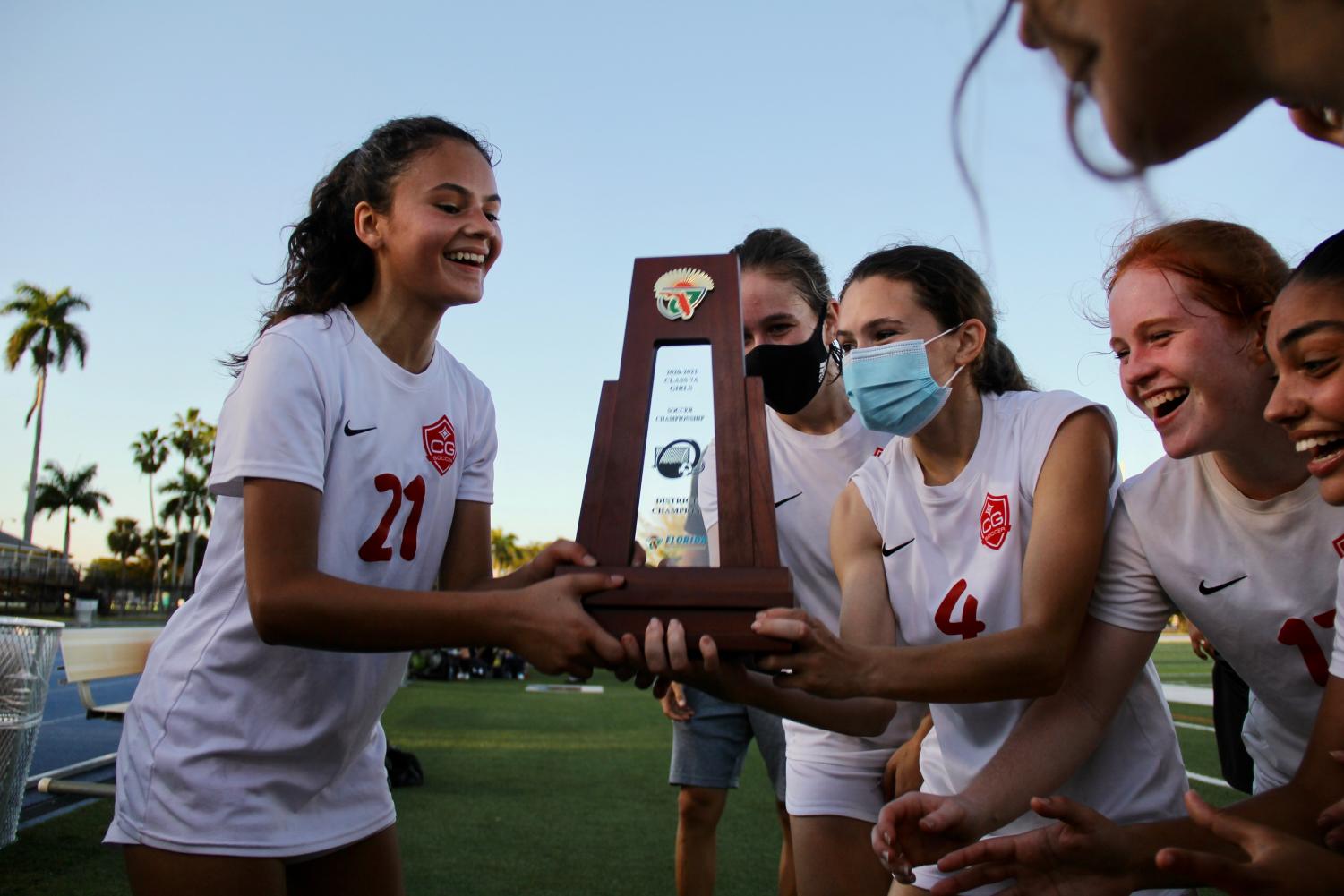 Girl's Soccer District Championship: Gables Cavaliers VS Miami High Stingarees
