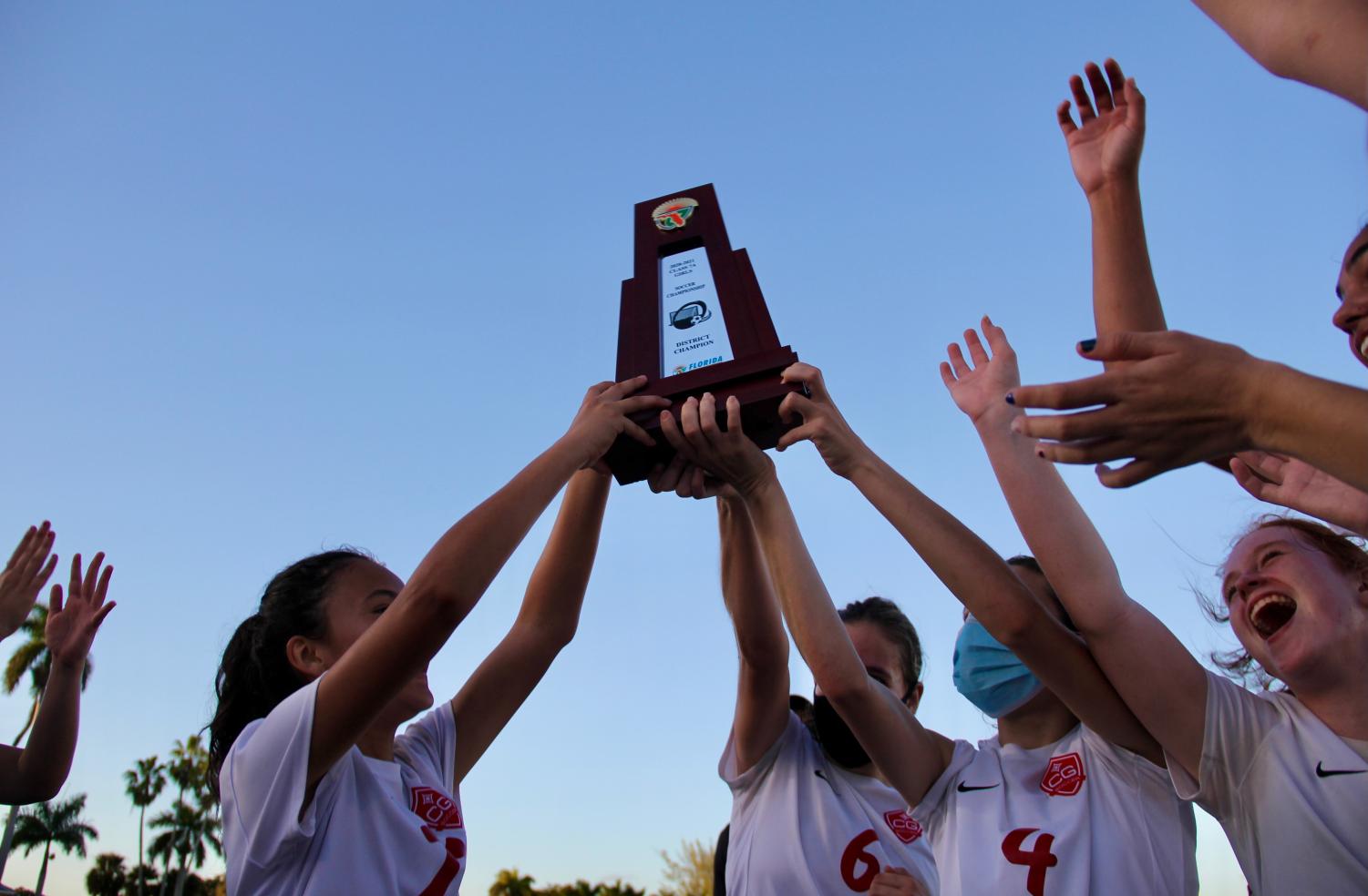 Girl's Soccer District Championship: Gables Cavaliers VS Miami High Stingarees