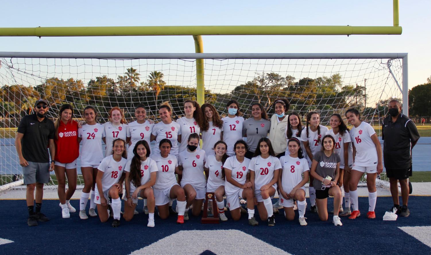Girl's Soccer District Championship: Gables Cavaliers VS Miami High Stingarees