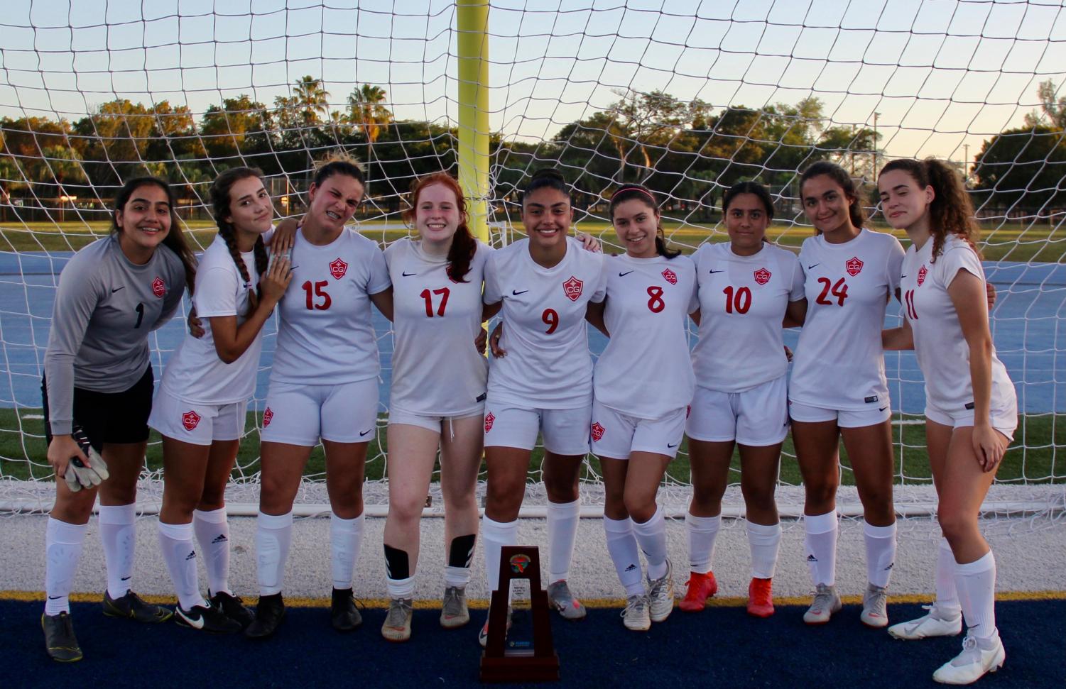 Girl's Soccer District Championship: Gables Cavaliers VS Miami High Stingarees