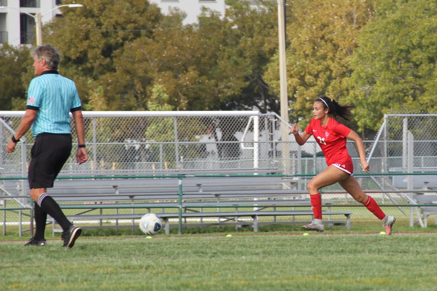 Soccer: Lady Cavaliers VS South Dade Buccaneers