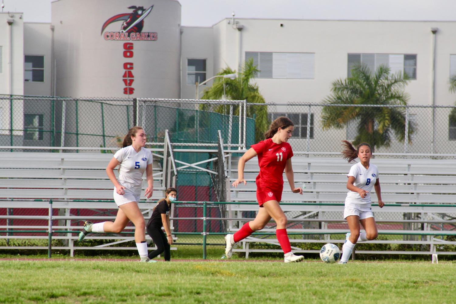 Soccer: Lady Cavaliers VS South Dade Buccaneers