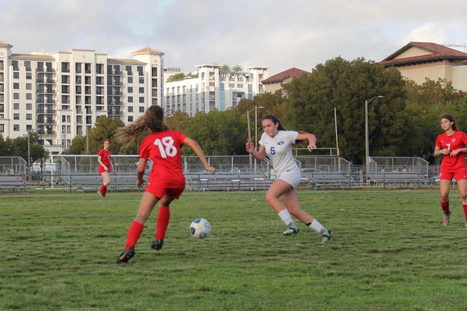 Soccer: Lady Cavaliers VS South Dade Buccaneers