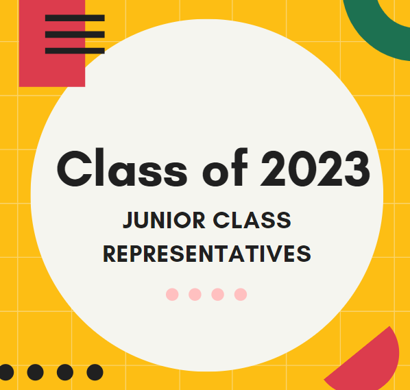 The class of 2023 Junior class representative elections will be held over Teams.