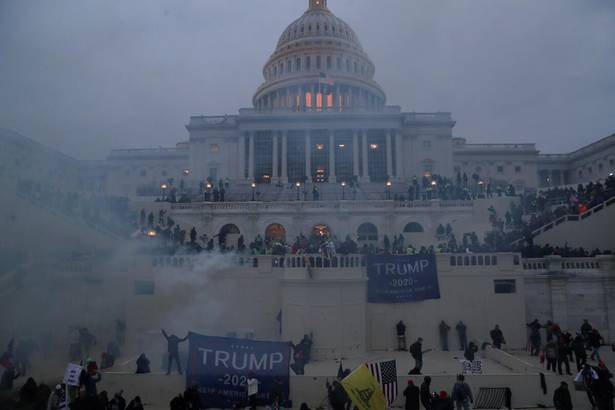 Pro-Trump supporters storm the Capitol Building, Jan. 6, police try and contain the riot, using tear gas in the process.