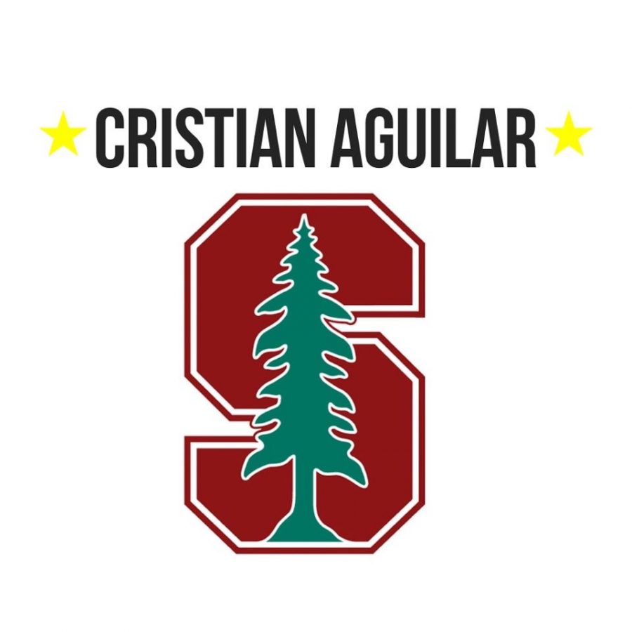 Senior Cristian Aguilar received his acceptance late 2020