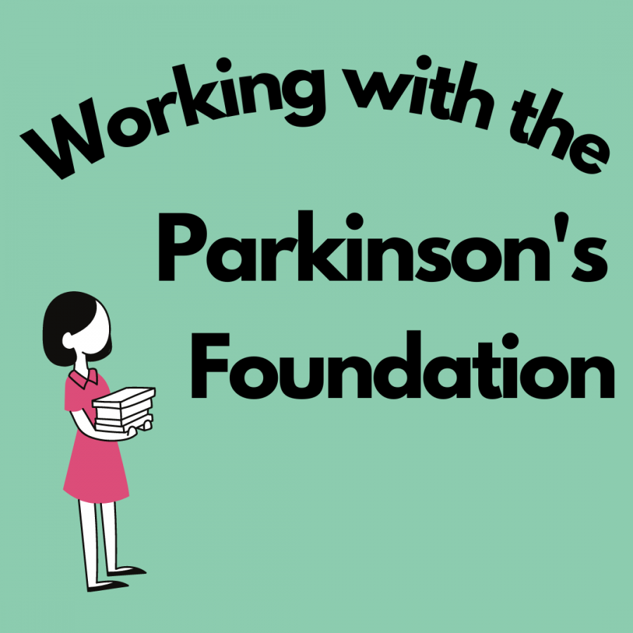Camila Ruiz balances working with the Parkinson's Foundation with her other responsibilities.