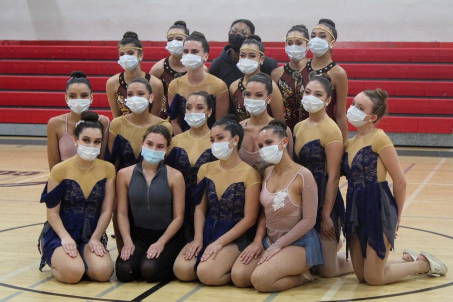 The Gablettes are here pictured the day of their regional competitions before they won two first-place awards.